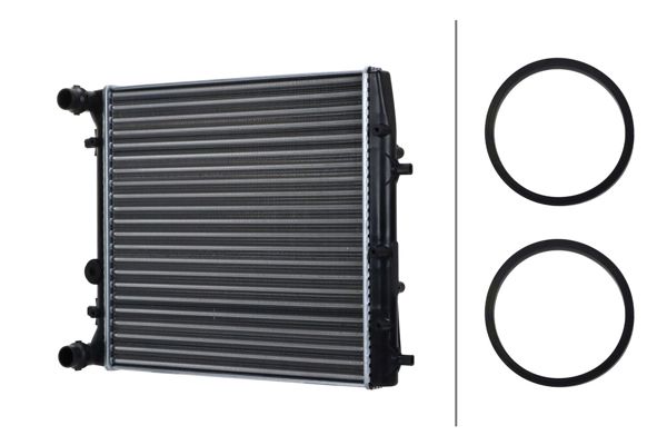 HELLA 8MK366302-651 | Motor Su Radyatörü Cordoba Ibiza IV V Polo Fabia 1.2 / 1.4 / 1.6 Azq