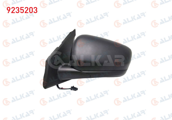 ALKAR 9235203 | Dış Dikiz Aynası Sol Elektrikli Isıtmalı Astarsız 5 Pin Renault Express 2021 -
