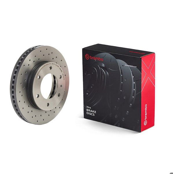 BREMBO 09C4241X | Ön Fren Disk Aynası (Delikli Performans) Ford Ranger Tke 2.2-3.2 11 > Ford Ranger 2.0 Ecoblue 22 > - | 1 Adet