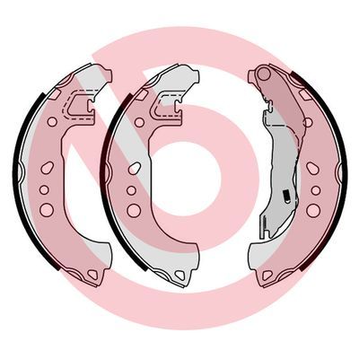 BREMBO S85543 | Arka Fren Pabuç Toledo 13 > 19 Rapid 13 > Roomster 11 > 15