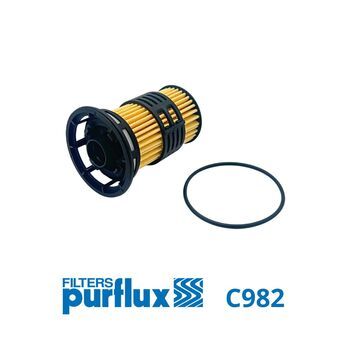 PURFLUX C982 | Mazot Filtresi (Fiat Ducato 2.3 JTD Peugeot Boxer 2.2 HDI Citroen Jumper 2.2 HDI Alfa Romeo Gıulıa 2.2 D)