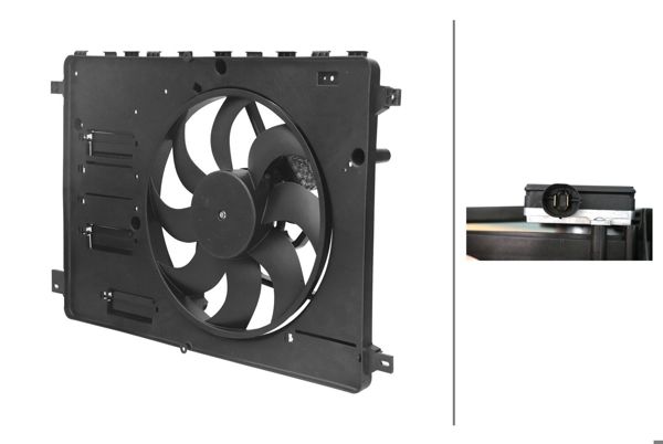 HELLA 8EW366420-301 | Fan Motoru: Davlumbazlı
