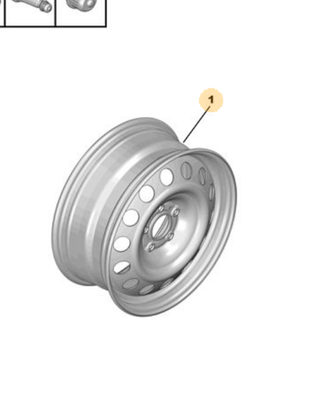 MOPAR (PSA) 98153116ZY | Saç Jant 16 Inc