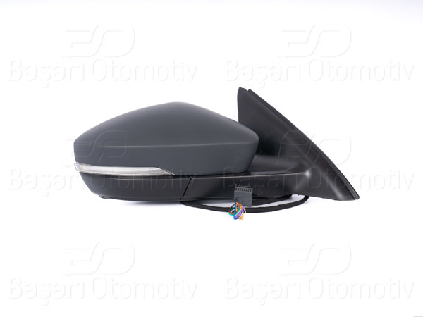 WISCO 1236360-00 | Ayna Sağ + Elk + Isı + Ast + Sın + Kat + Alt Ayd 9 Pin Skoda Octavia 13-20