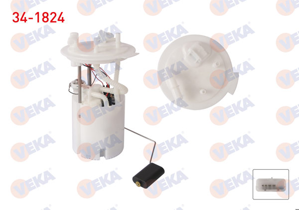 VEKA 34-1824 | Yakıt Depo Şamandırası 3 Bar Fiat Egea 1.4 2015 -