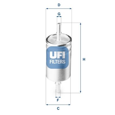 UFI 31.941.00 | Oe Yakıt Filtresi (Fiat 500×14-20 Alfa Romeo Gıulıa 15-22 Jeep Compass 17-Renegade 14-18)