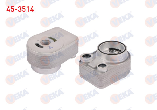 VEKA 45-3514 | Yağ Soğutucusu Tek Clio IV 1.5 DCI 12-/ Megane II, III, IV 1.5 DCI 04-/ Fluence 1.5 DCI 15-/ Qashqai 1.5 DCI 06-/ Note 1.5 DCI 06-/ Juke 1.5 DCI 10-/ Dokker 1.5 DCI 12-/ Sandero 1.5 DCI 12 -