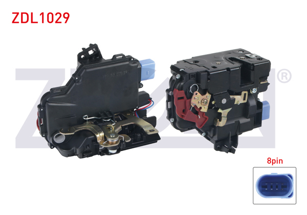 ZEGEN ZDL1029 | Kapı Kilidi Sağ On 8 Pin Volkswagen Polo 2001-2012 / Skoda Fabia 1999-2007 / Seat Cordoba-Ibiza IV 2002-2009