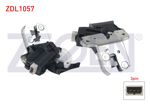 ZEGEN ZDL1057 | Bagaj Kilidi 3 Pin Volkswagen Passat-Jetta III-Passat CC 2005-2012 / VW CC 2011-/ Audi A4-A5-A6-A8 2004-2017 / Seat Exeo 2008 -