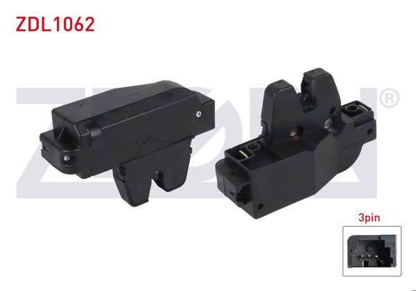ZEGEN ZDL1062 | Bagaj Kilidi 3 Pin Peugeot 307 Sw-206 Sw 1998-2007 / Citroen C3-C4-C5 I 2001-2009
