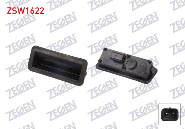 ZEGEN ZSW1622 | Bagaj Kilit Butonu Ford Fiesta VI 2012-2017 / Focus II 2004-2011 / Kuga I 2008-2013 / Mondeo IV 2007-2017 / C-Max II 2010-2019