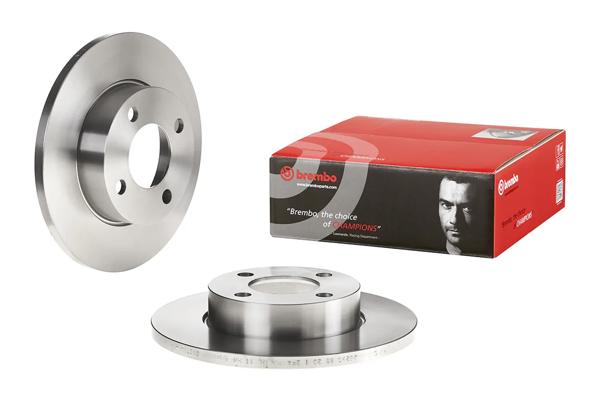 BREMBO 08.2794.14 | Fren Diski Ön Düz 256 mm Audi 80 90 100 78-83 | 2 Adet