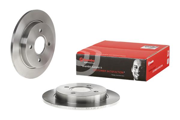 BREMBO 08.4931.24 | Fren Diski Arka (253mm) (Ford Focus 98-05-Fiesta 13 -) | 2 Adet