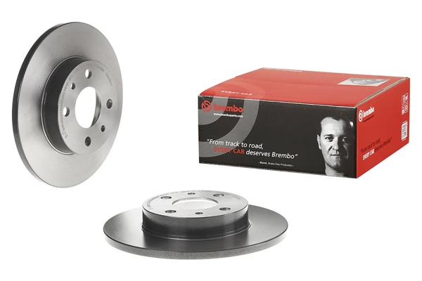 BREMBO 08.5085.11 | Fren Diski Ön Arka UV Coated Fiat | 2 Adet