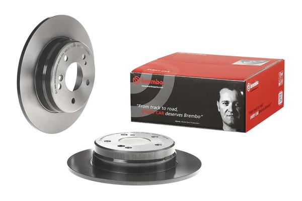 BREMBO 08.5178.31 | Fren Diski (Mercedes W210 Arka W203 C200 208-209 CLK) Kaplamalı | 2 Adet