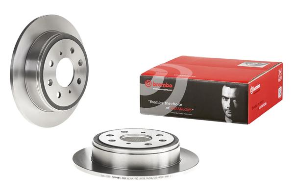 BREMBO 08.5719.10 | Fren Diski Arka Düz (239-4)-(Honda Jazz 2002 / 2008 / City 2005 / 2008 / Civic 1996 / 2006) | 2 Adet
