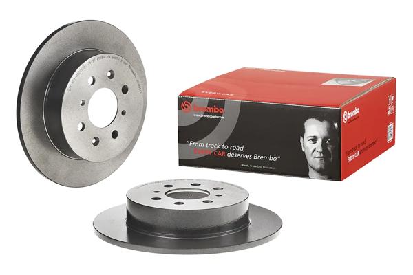 BREMBO 08.5803.41 | Fren Diski Arka Düz (260-4)-(Honda Civic 2001 / 2006 Hb) | 2 Adet