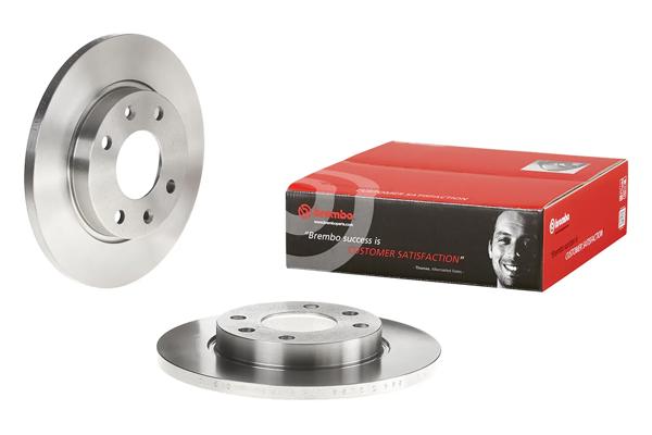 BREMBO 08.7351.14 | Fren Disk Ön Düz 247-4 (Peugeot 206 97-05 / Citroen Xsara 97-05) | 2 Adet