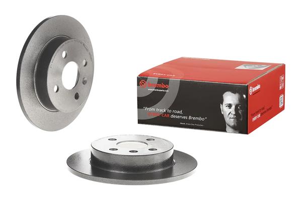 BREMBO 08.7626.11 | Fren Diski Arka UV Coated Opel | 2 Adet