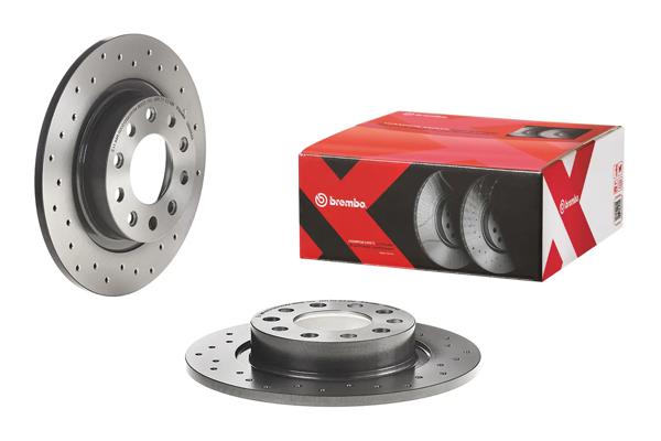 BREMBO 08.9460.4X | Fren Diski Arka Xtra Alfa Romeo | 2 Adet