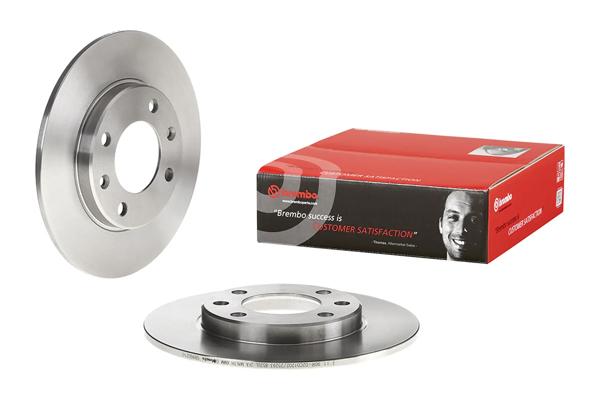 BREMBO 08.9602.10 | Fren Diski Arka Standard Citroen | 2 Adet