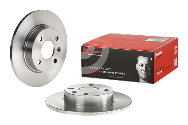 BREMBO 08.9739.10 | Fren Diski Arka Standard Opel | 2 Adet