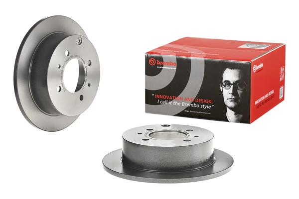 BREMBO 08.A114.11 | Fren Diski Arka UV Coated Hyundai | 2 Adet