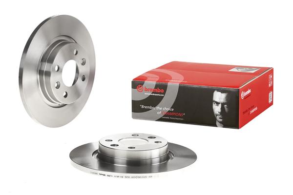 BREMBO 08.A268.10 | Fren Diski Renault/Dacia Logan Twingo 04-259mm Ön 1.2 D7f 1.4 K7j 1.6 K7m | 2 Adet