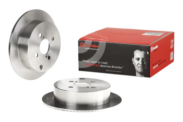 BREMBO 08.A331.10 | Fren Diski Corolla 1.4 / 1.6 / 1.8 01- Arka | 2 Adet