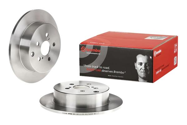 BREMBO 08.A335.10 | Fren Diski Arka Düz-(280-5)-(Toyota Avensis 03 / 08 1.6-2.0-2.0 D4d)