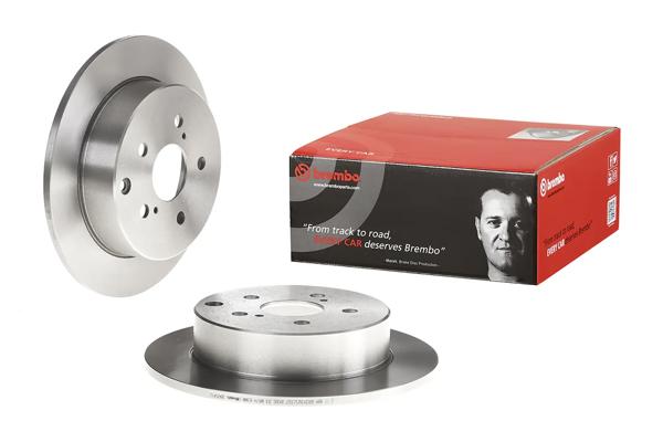 BREMBO 08.A354.10 | Fren Diski Arka Düz-(290-5)-(Toyota Corolla-Verso 04 / 1.6-1.8-2.0D4d-2.2D4d) | 2 Adet