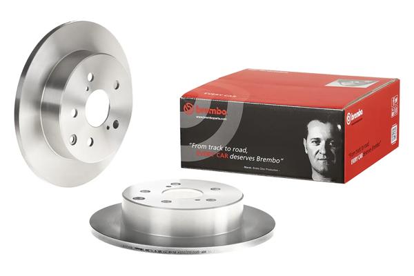 BREMBO 08.A429.10 | Fren Disk Arka Düz 281-5 (Toyota Rav4 06 / 11 / Rav4 13-/ /) | 1 Adet