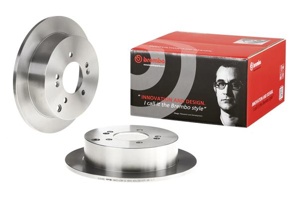 BREMBO 08.A446.10 | Fren Diski Arka Düz (284-5) Hyundai Tucson, Sportage, X35, Santafe 00-12 | 2 Adet