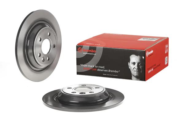 BREMBO 08.A537.11 | Arka Fren Diski UV Coated Volvo S60 V60 S80 V70 Xc70 07-18 Elektrikli El Freni | 2 Adet