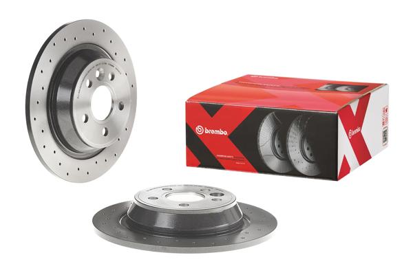 BREMBO 08.A540.1X | Fren Diski Arka (302mm) Xtra Line-Xtra (Ford Mondeo 07 -) | 2 Adet