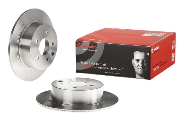 BREMBO 08.A715.10 | Fren Diski Arka Düz 292-5 Nissan Qashqai 07-12 Juke 11-12 | 2 Adet