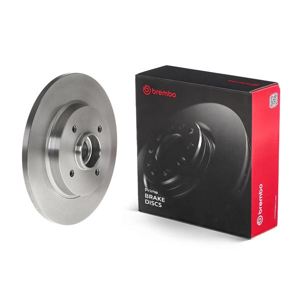 BREMBO 08.A729.17 | Fren Diski Arka Rulmanlı-Adet-(Peugeot Partner-308 Ym / Citroen Berlingo Sw) | 2 Adet