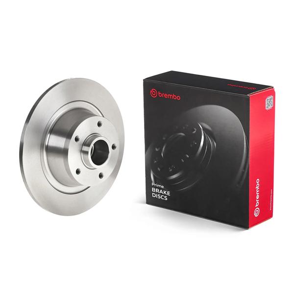 BREMBO 08.A753.37 | Fren Diski Arka Wıth Bearıng Kit Renault | 2 Adet