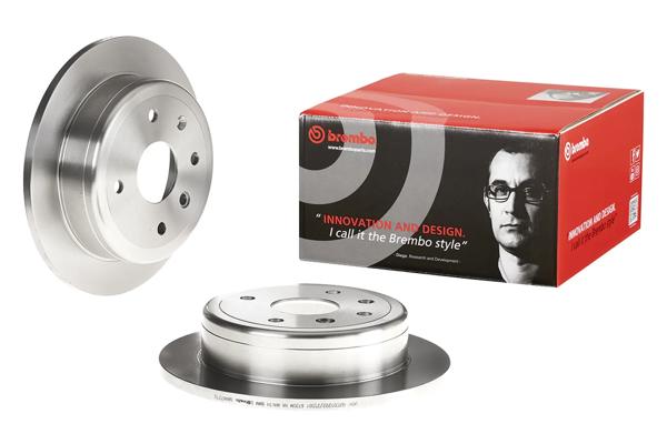 BREMBO 08.A872.10 | Fren Disk Arka Düz (258-4)-(Chevrolet Lacetti 04 / 10) | 1 Adet