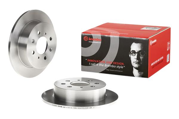 BREMBO 08.A920.10 | Fren Diski Arka 239mm Honda Civic 91-06 Jazz 02-08 City 05-08 | 2 Adet