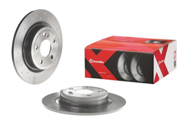 BREMBO 08.B348.4X | Fren Diski (Tek Disk) Arka M.Benz 117 156 176 242 246 11-20
