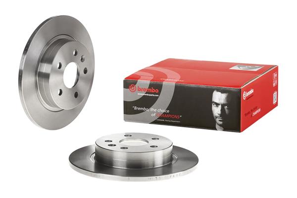 BREMBO 08.B357.10 | Fren Disk Arka Düz 267,5-5 (Chevrolet Cruze 09-10 / Opel Astra J 09 -) | 2 Adet