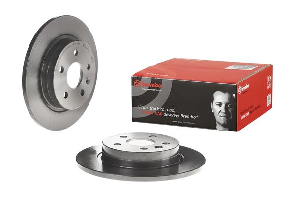 BREMBO 08.B357.11 | Fren Disk Arka Düz 267,5-5 UV Coated (Chevrolet Cruze 09-10 / Opel Astra J 09 -) | 2 Adet