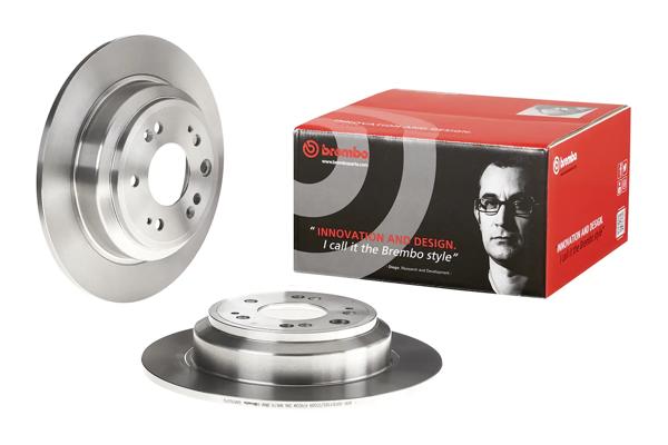 BREMBO 08.B360.10 | Fren Diski Honda Accord 2.0/2.2/2.4 08-Arka | 2 Adet