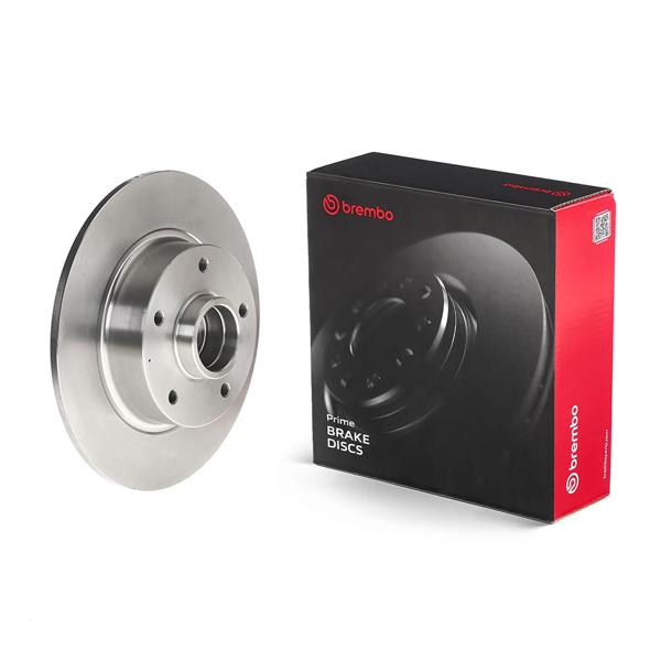 BREMBO 08.B369.17 | Fren Diski Arka Rulmanlı ABS Sensör Halkalı Fluence Megane III | 2 Adet