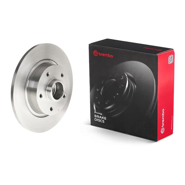 BREMBO 08.B397.27 | Fren Diski Arka Wıth Bearıng Kit Renault | 2 Adet
