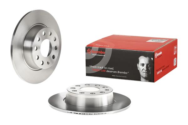 BREMBO 08.B413.10 | Fren Diski (Tek Disk) Arka Vag A1 A3 Q2 Cad3-4-5 Go6-7-8 Jet3-4 03-21