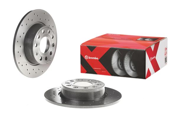 BREMBO 08.B413.1X | Fren Diski Arka VW Golf V-VI Jetta 272X10 2 Adet