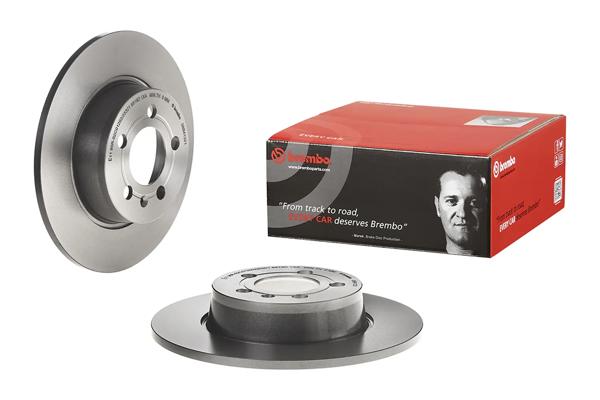 BREMBO 08.B413.21 | Fren Diski VW Golf V-VI Jetta Arka 272X10 | 2 Adet