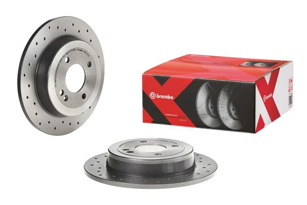 BREMBO 08.C172.1X | Fren Diski Arka Xtra Hyundai | 2 Adet
